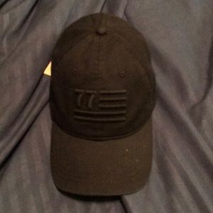 American Eagle All Black Strapback Hat